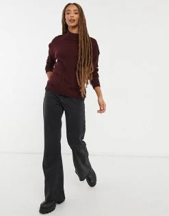 Wednesday's Girl High Neck Jumper With Pockets For Women Burgundy 10 Wednesday's Girl High Neck Jumper With Pockets For Women Burgundy -Wednesday's Girl Sales 2022 unnamed file 1063