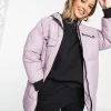 Wednesday's Girl Oversized Longline Padded Jacket In Pastel For Women Lilac -Wednesday's Girl Sales 2022 unnamed file 1095