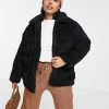 Wednesday's Girl Curve Teddy Coat For Women Black -Wednesday's Girl Sales 2022 unnamed file 1110