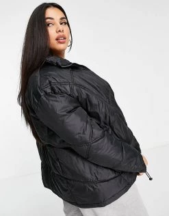 Wednesday's Girl Curve Oversized Quilted Jacket For Women Black -Wednesday's Girl Sales 2022 unnamed file 1117