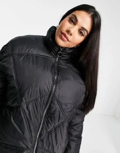 Wednesday's Girl Curve Oversized Quilted Jacket For Women Black -Wednesday's Girl Sales 2022 unnamed file 1118