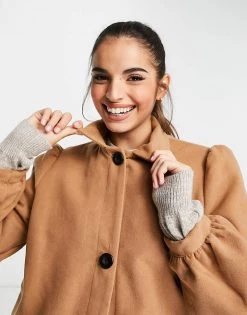 Wednesday's Girl Tailored Coat For Women Camel -Wednesday's Girl Sales 2022 unnamed file 1138