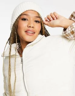 Wednesday's Girl Oversized Jacket With Pockets For Women Ivory -Wednesday's Girl Sales 2022 unnamed file 1142