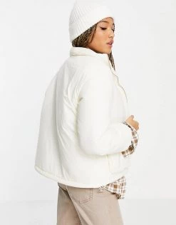Wednesday's Girl Oversized Jacket With Pockets For Women Ivory -Wednesday's Girl Sales 2022 unnamed file 1143