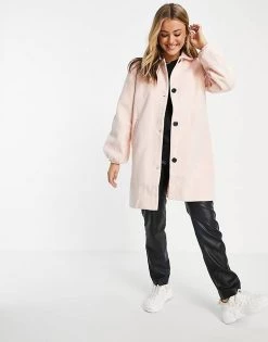 Wednesday's Girl Tailored Coat In Pastel For Women Light Pink -Wednesday's Girl Sales 2022 unnamed file 1194
