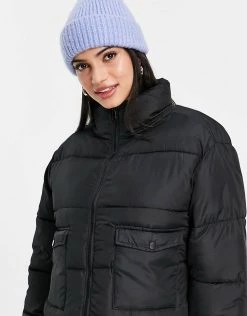 Wednesday's Girl Cropped Padded Jacket In Black For Women -Wednesday's Girl Sales 2022 unnamed file 1217