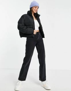 Wednesday's Girl Cropped Padded Jacket In Black For Women -Wednesday's Girl Sales 2022 unnamed file 1218
