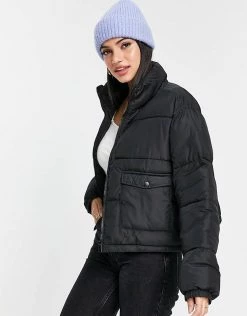 Wednesday's Girl Cropped Padded Jacket In Black For Women -Wednesday's Girl Sales 2022 unnamed file 1219