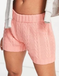 Wednesday's Girl Shorts In Vintage Stitch Detail Co-ord For Women Rose Pink -Wednesday's Girl Sales 2022 unnamed file 1257