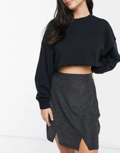 Wednesday's Girl 90's Mini Skirt With Notch Splits In Glitter Co-ord For Women Black Glitter 9 Wednesday's Girl 90's Mini Skirt With Notch Splits In Glitter Co-ord For Women Black Glitter -Wednesday's Girl Sales 2022 unnamed file 1323