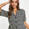 Wednesday's Girl Boxy Crop Shirt In Yellow Navy Floral Co-ord For Women Navy And Yellow -Wednesday's Girl Sales 2022 unnamed file 1390