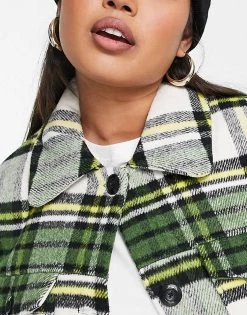 Wednesday's Girl Curve Oversized Shacket In Vintage Check For Women Green White Check 10 Wednesday's Girl Curve Oversized Shacket In Vintage Check For Women Green White Check -Wednesday's Girl Sales 2022 unnamed file 1438