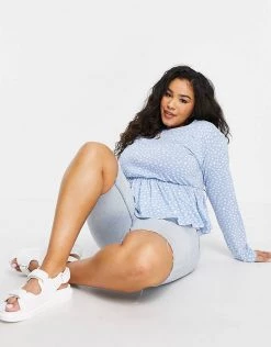 Wednesday's Girl Curve Relaxed Smock Top With Peplum Hem In Smudge Spot For Women Blue Smudge Spot 10 Wednesday's Girl Curve Relaxed Smock Top With Peplum Hem In Smudge Spot For Women Blue Smudge Spot -Wednesday's Girl Sales 2022 unnamed file 1453