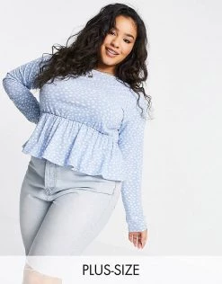 Wednesday's Girl Curve Relaxed Smock Top With Peplum Hem In Smudge Spot For Women Blue Smudge Spot 11 Wednesday's Girl Curve Relaxed Smock Top With Peplum Hem In Smudge Spot For Women Blue Smudge Spot -Wednesday's Girl Sales 2022 unnamed file 1454