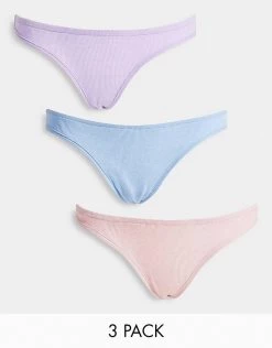 Wednesday's Girl 3 Pack Briefs In Pastel Rib For Women Multi -Wednesday's Girl Sales 2022 unnamed file 1583