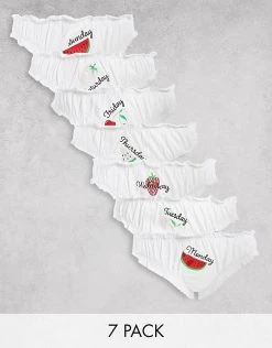 Wednesday's Girl 7 Pack Briefs In Fruity Days Of The Week Print For Women Multi -Wednesday's Girl Sales 2022 unnamed file 1603