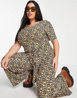 Wednesday's Girl Curve Relaxed Belted Jumpsuit With Wide Leg In Black Floral For Women Black Base Floral 10 Wednesday's Girl Curve Relaxed Belted Jumpsuit With Wide Leg In Black Floral For Women Black Base Floral -Wednesday's Girl Sales 2022 unnamed file 28