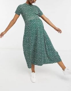 Wednesday's Girl Maternity Midi Smock Dress In Smudge Spot Print For Women Forest Green Spot 10 Wednesday's Girl Maternity Midi Smock Dress In Smudge Spot Print For Women Forest Green Spot -Wednesday's Girl Sales 2022 unnamed file 298