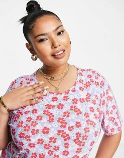 Wednesday's Girl Curve Relaxed Belted Jumpsuit In Bright Floral For Women Spring Floral 9 Wednesday's Girl Curve Relaxed Belted Jumpsuit In Bright Floral For Women Spring Floral -Wednesday's Girl Sales 2022 unnamed file 3