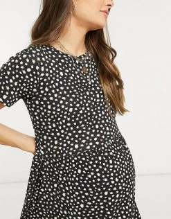Wednesday's Girl Maternity Midi Smock Dress In Smudge Spot Print For Women Black Smudge Spot 9 Wednesday's Girl Maternity Midi Smock Dress In Smudge Spot Print For Women Black Smudge Spot -Wednesday's Girl Sales 2022 unnamed file 302