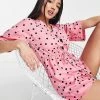 Wednesday's Girl Relaxed Playsuit With Drawstring Waist In Scattered Polka Dot For Women Pink Black Polka Dot 1 Wednesday's Girl Relaxed Playsuit With Drawstring Waist In Scattered Polka Dot For Women Pink Black Polka Dot -Wednesday's Girl Sales 2022 unnamed file 40