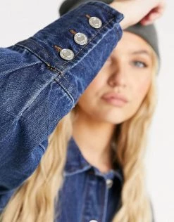 Wednesday's Girl Belted Mini Dress In Denim For Women Mid Wash Denim -Wednesday's Girl Sales 2022 unnamed file 587