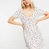 Wednesday's Girl Mini Dress With Ruched Front In Ditsy Floral For Women Cream Pink Floral 2 Wednesday's Girl Mini Dress With Ruched Front In Ditsy Floral For Women Cream Pink Floral -Wednesday's Girl Sales 2022 unnamed file 655