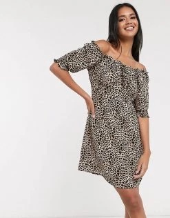 Wednesday's Girl Mini Dress With Puff Sleeves In Leopard Print For Women Brown Leopard 10 Wednesday's Girl Mini Dress With Puff Sleeves In Leopard Print For Women Brown Leopard -Wednesday's Girl Sales 2022 unnamed file 738