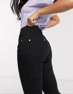 Wednesday's Girl High Waist Skinny Jeans In Black Wash For Women 9 Wednesday's Girl High Waist Skinny Jeans In Black Wash For Women -Wednesday's Girl Sales 2022 unnamed file 802