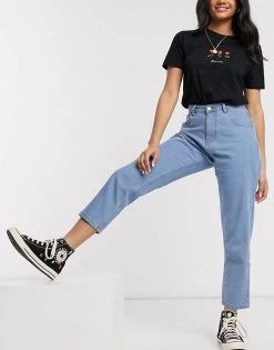 Wednesday's Girl Mom Jeans In Light Wash For Women Light Wash Blue -Wednesday's Girl Sales 2022 unnamed file 808