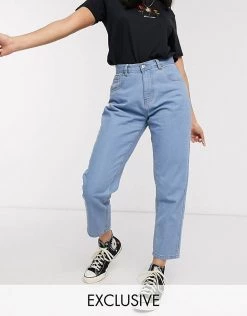 Wednesday's Girl Mom Jeans In Light Wash For Women Light Wash Blue -Wednesday's Girl Sales 2022 unnamed file 809