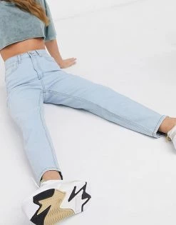 Wednesday's Girl High Waist Straight Leg Jeans In Light Wash For Women Light Wash Blue -Wednesday's Girl Sales 2022 unnamed file 833