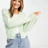 Wednesday's Girl Ultmate Cardigan In Pastel Knit For Women Mint -Wednesday's Girl Sales 2022 unnamed file 975