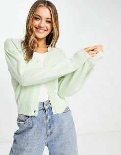 Wednesday's Girl Ultmate Cardigan In Pastel Knit For Women Mint -Wednesday's Girl Sales 2022 unnamed file 979